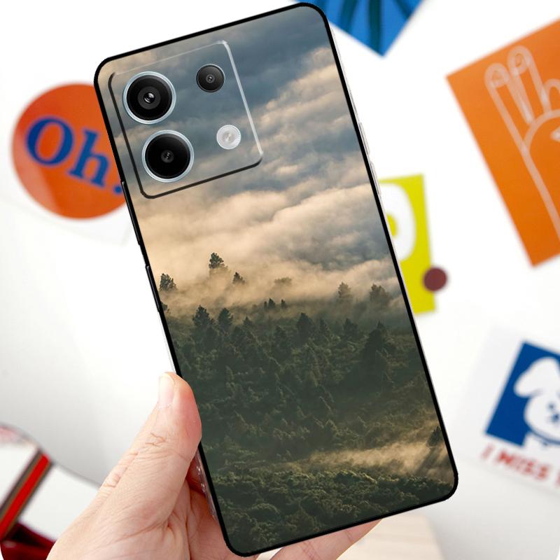 Forest Cloud Pattern Funda For Xiaomi Redmi Note 11 10 12 13 14 Pro 10S 11S 12S Case For Redmi 15 10C 13C 12C 14C