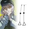 Man Sawatari Chainsaw Cosplay Props Earrings Ear Pendants Jewelry Fans Gift