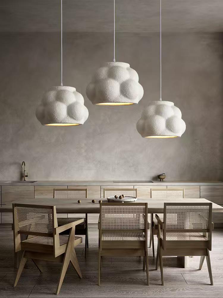 Japanese Cream Style Chandelier for Duplex Lofts, Restaurants, Bars, and Homestays