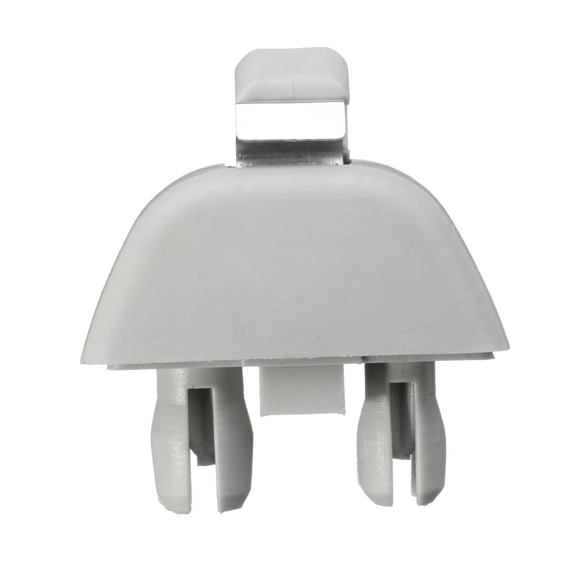 2pcs Car Inner Sun Visor Clip Hook Holder Bracket Hanger for VW Passat B7 Polo for Skoda/Seat серый