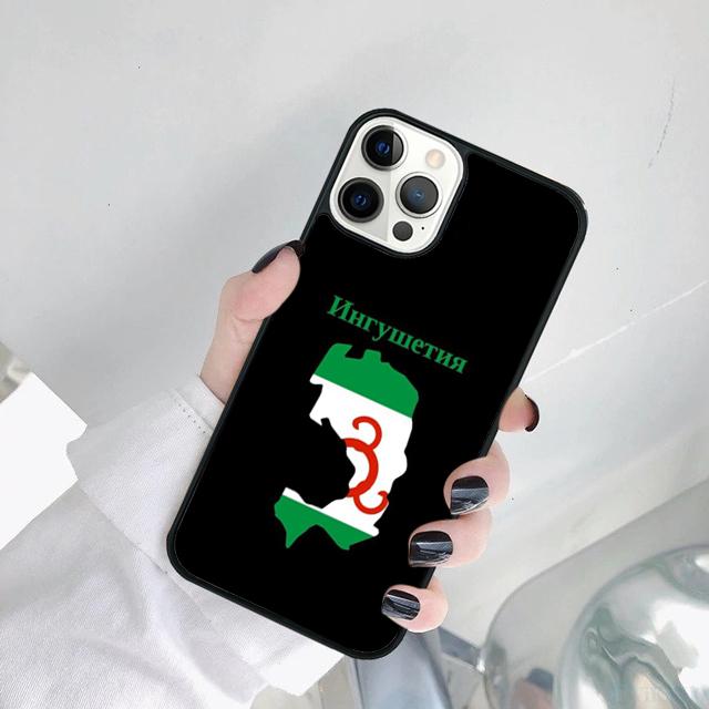 Ingushetia Flag Phone Case Cover For iPhone 17 Air 16 15 14 SE 2020 11 12 13 Pro MAX Plus