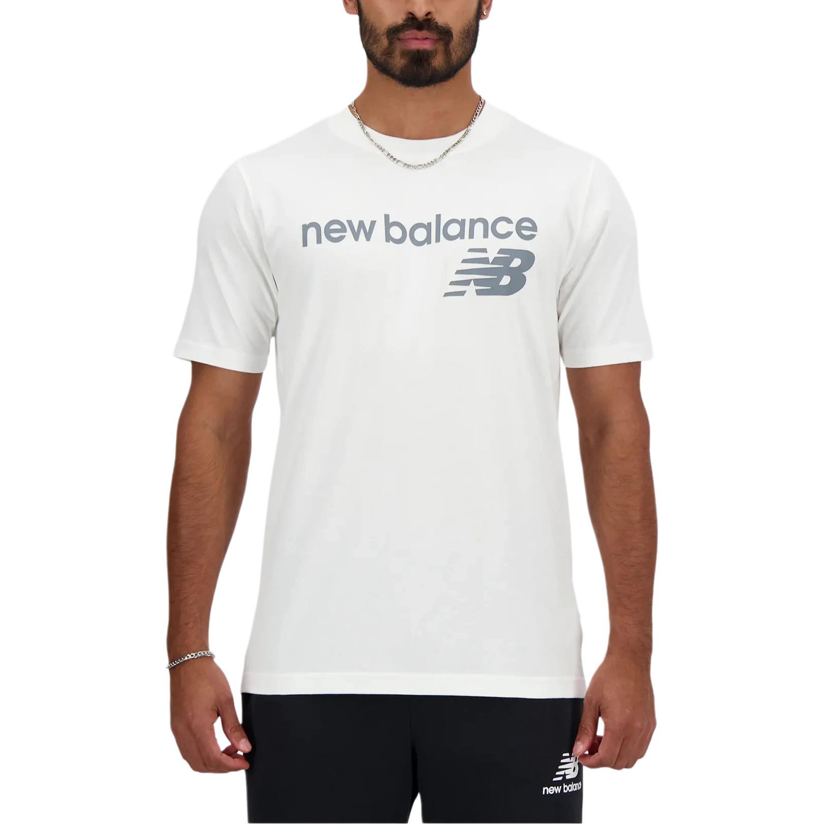New Balance T Shirt Men s White MT41905-WT S