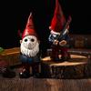 SPINNDO Halloween Decorations Outdoor, Horror Decor Garden Gnome Statue