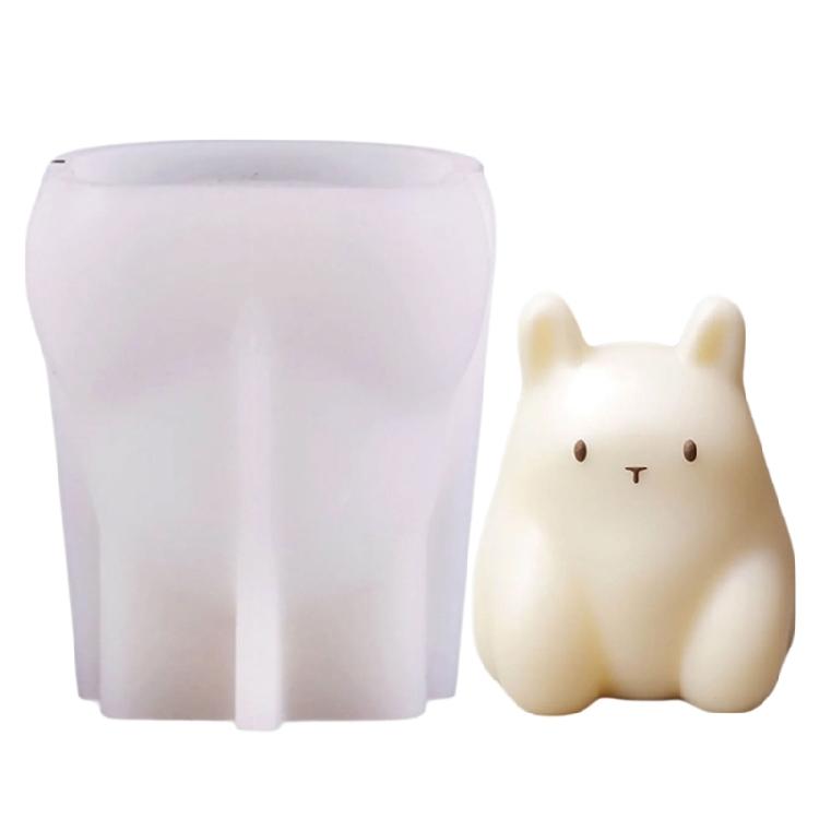 Cartoon Cute Animal Puddings Silicone Molds Fondants Molds Bakings DIY Supplies