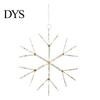 Christmas Wall Hanging Lights Lighted Snowflake Decoration, LED Shaped Wooden Tree Winter Seasonal Room Decorations Branch Light for Window