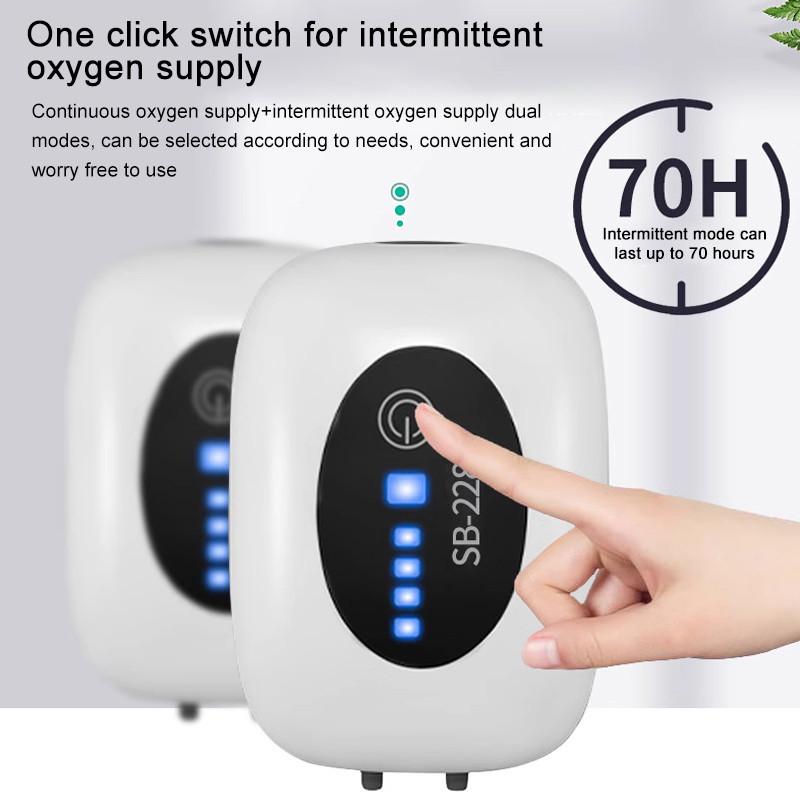 1W/2W/3.5W USB Charging Silent Oxygen Pump Outdoor Portable Fishing Oxygenator Aquarium Fish Tank Oxygen Air Pump Compressor
