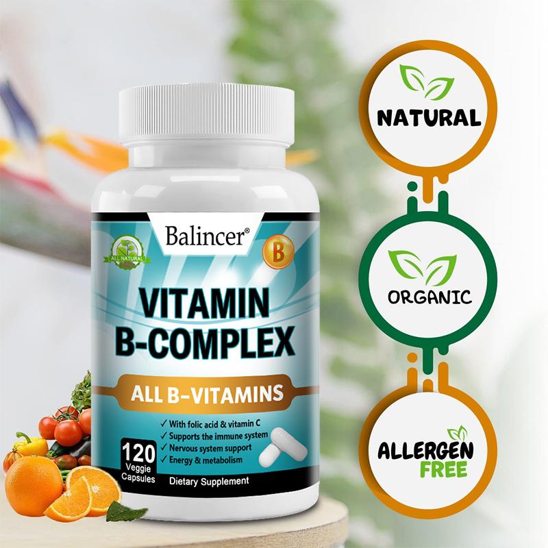 Balincer Vitamin B-Komplex, 60/120 vegetarische Kapseln