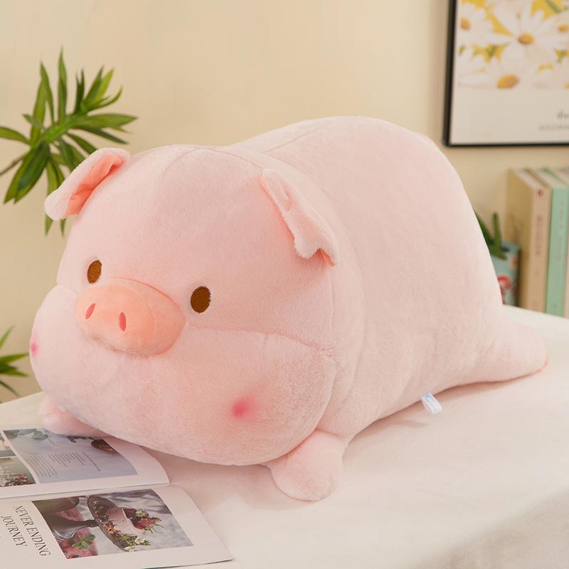 

Cute party Lulu pig plush toy cartoon Lulu pig doll children sleeping pillow birthday gift 35cm