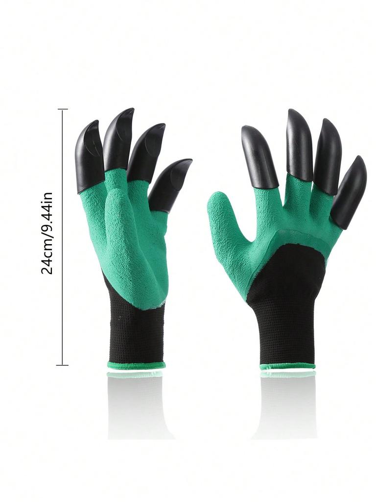 A pair of outdoor digging gloves, gardening and weeding gloves, wear-resistant and anti slip labor protection gloves, outdoor to