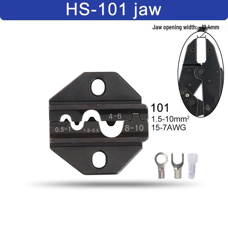 HS High-Precision Ratchet Crimping Pliers for Pin, Bare, and Pre-insulated Terminals