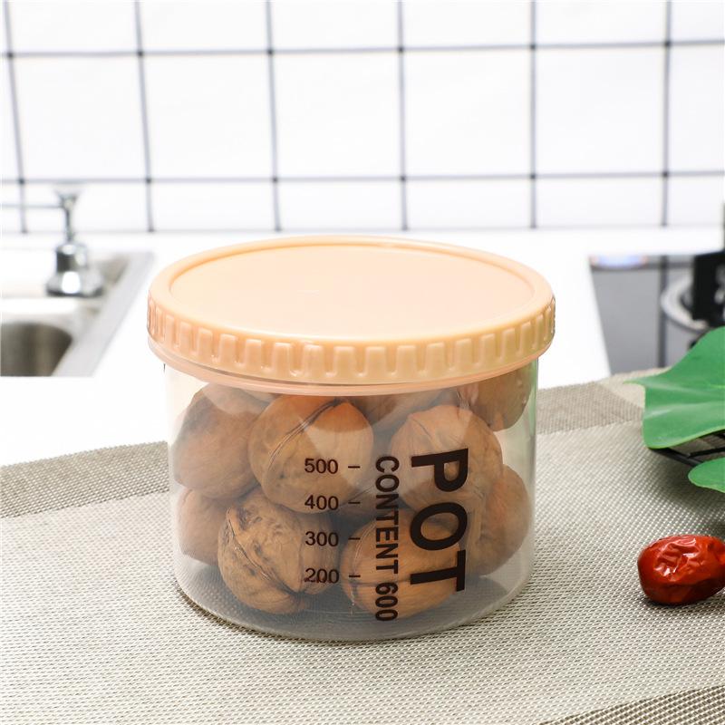 

Прозрачный кухонный ящик для хранения закусок, контейнер для хранения нескольких видов зерновых, пластиковый контейнер для хранения нескольких видов зерновых, герметичный пищевой контейнер Small 9*11.5*11.5cm