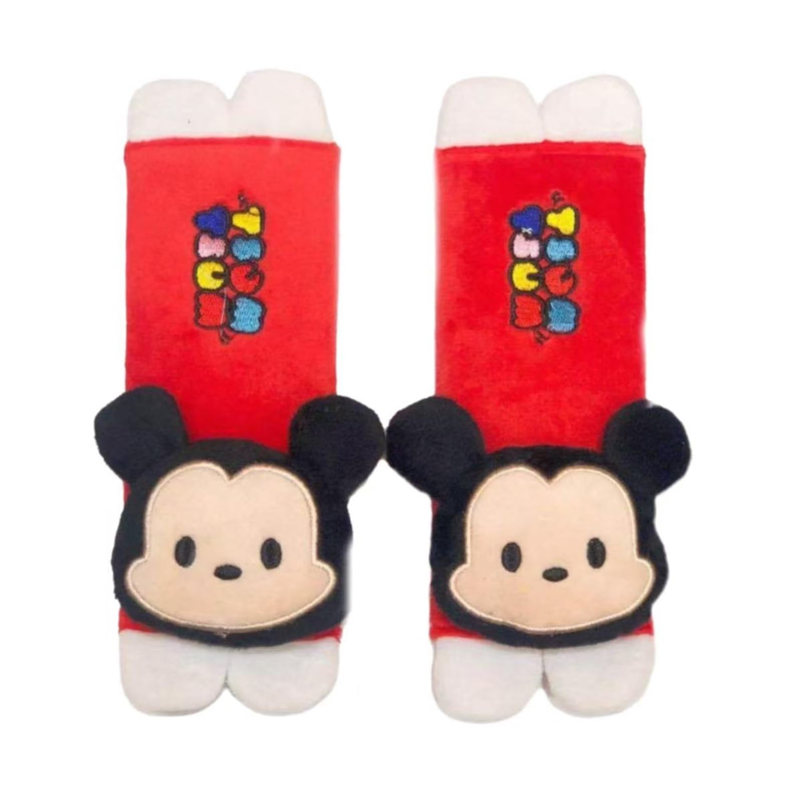 

Mickey Minnie the Pooh Chromi Set of 2, Seat Belt Cover, Seat Belt Cushion, Medium