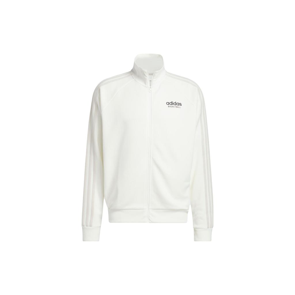 Adidas Jackets Men's Jade White Stand Collar Moderate Other IC2412