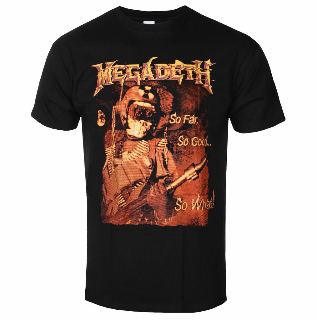 Retro Summer Megadeth Graphic Cotton Tshirt Unisex Summer Short Sleeve Fashion Brand Tee Luxury Casual Vintage Tees
