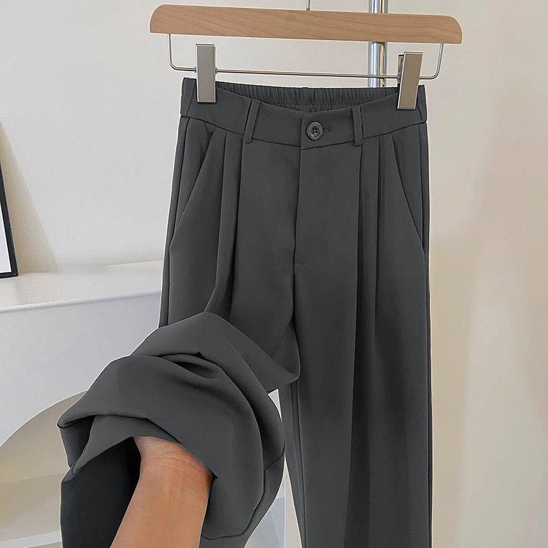 Women's 2025 Spring High Waist Versatile Wide-Leg Pants