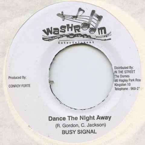 

7inch Record BUSY SIGNAL, VOICE MAIL - Dance The Night Away Washroom 2009 Jamaica Reggae, Ska & Dub