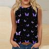 New Color Butterfly Tank Tops 3D Print Women O-Neck Casual Vest Off Shoulder Y2k Elegant Sleeveless Top Camisole Woman Clothing
