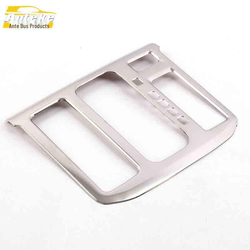 

GS8 Декорация рычага переключения передач: Рамка консоли из нержавеющей стали и наклейка с пайетками для подстаканника