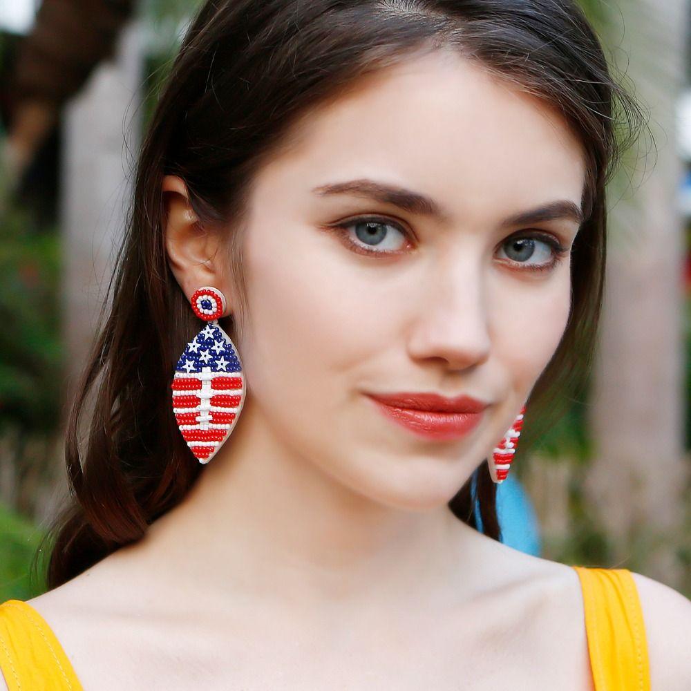 

Style Women Drop Earrings Long Tassel Earrings National Style Earrings Pentagram Tassel Earrings