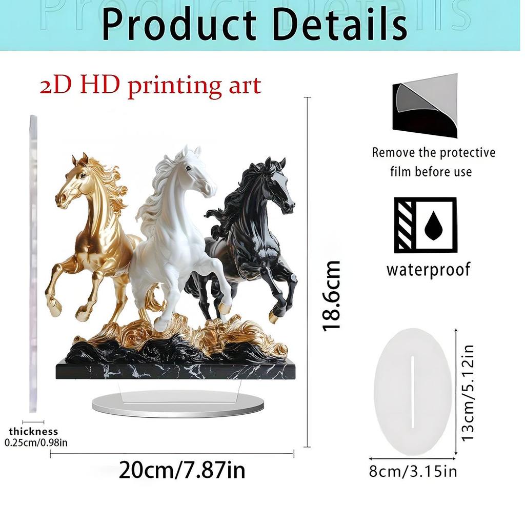 Spread Wings Eagle 2D Acrylic Standee - Home Office Decoration Ornament