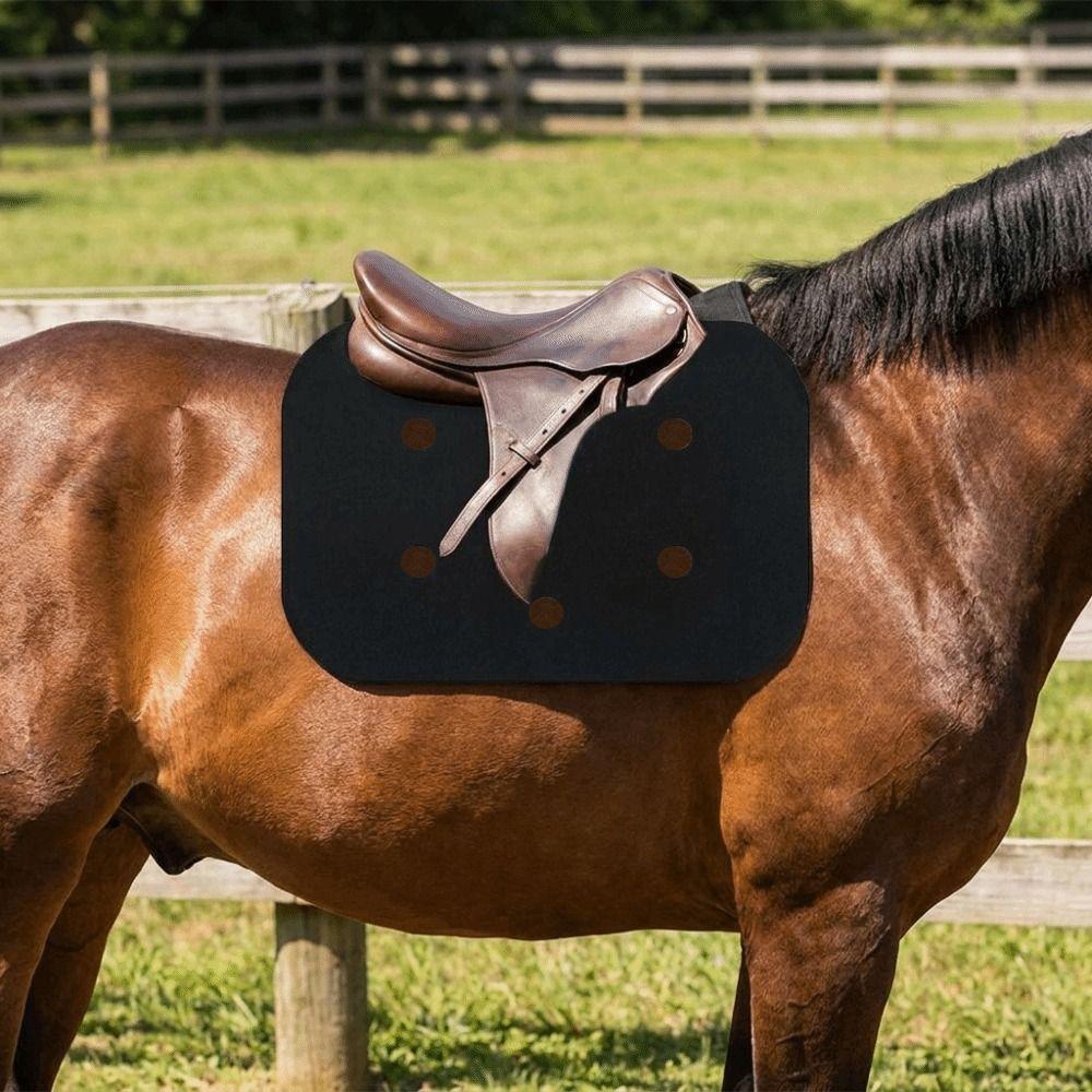 Breathable Bareback Pad Shock Absorption Horse Riding Pad Soft Felt Saddle Pad Schooling