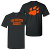 Sam Houston State Bearkats Front and Back Print T-Shirt - Black