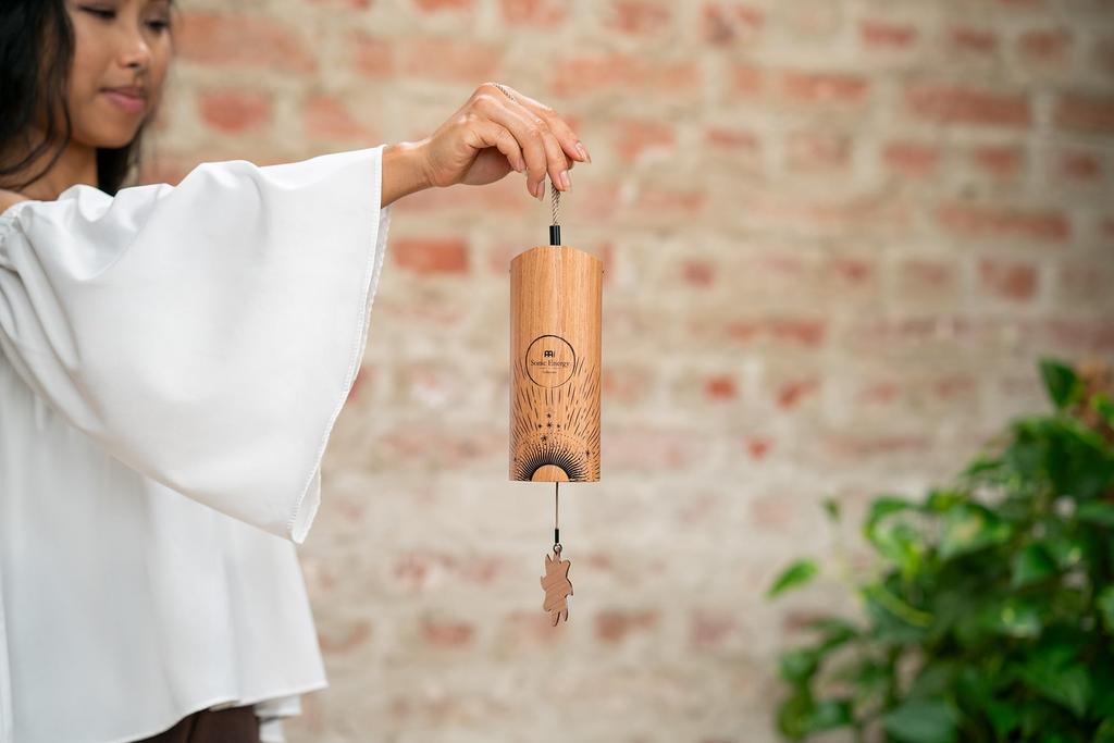 MEINL Sonic Energy Collection Cosmic Bamboo Aurora CBCAURORA two wooden pendulums and one acrylic Chime, (Morning), [Includes pendulum]