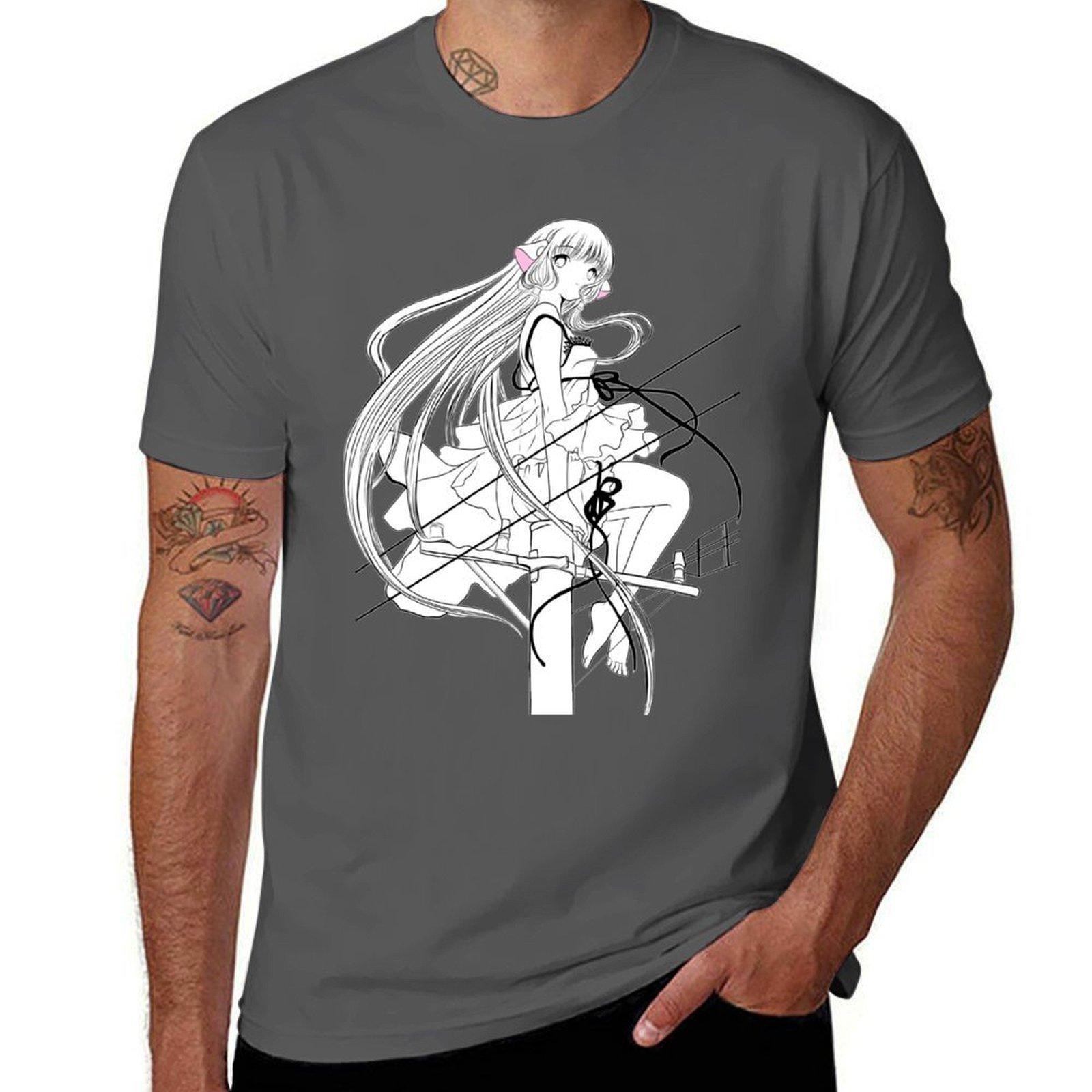 

CHII Хлопковая футболка 100% футболка для мужчины мужская футболка роскошная футболка 4XL