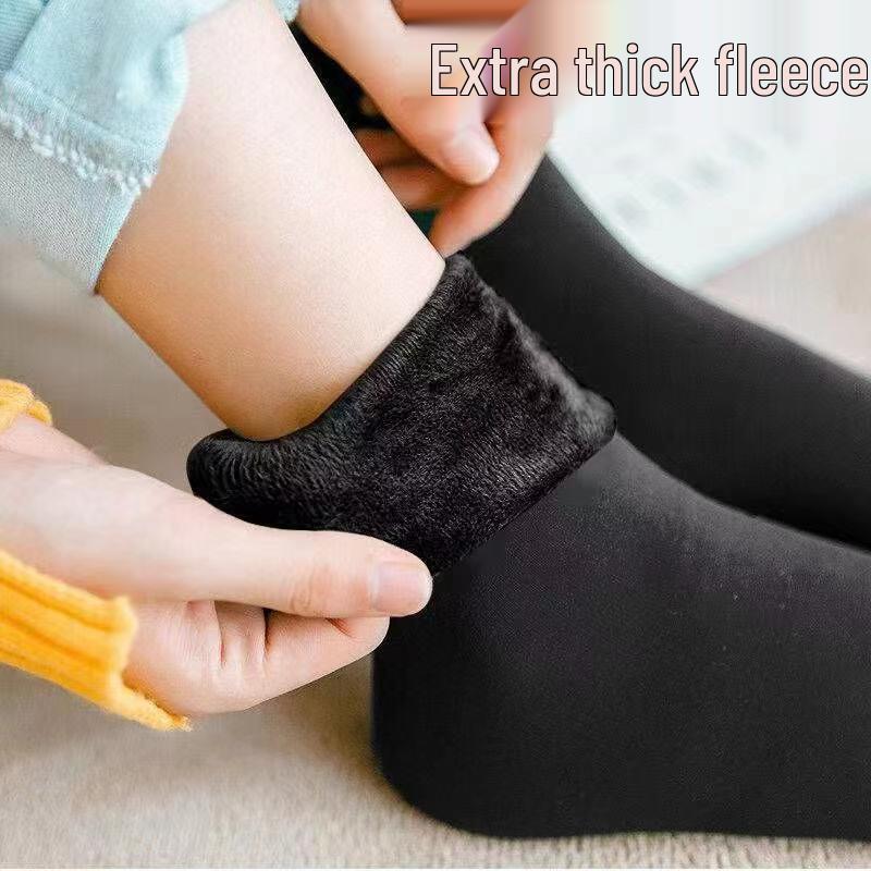 Women's Mid-Calf Winter Cashmere Socks - Warm, Thick, Cold-Proof Floor Socks