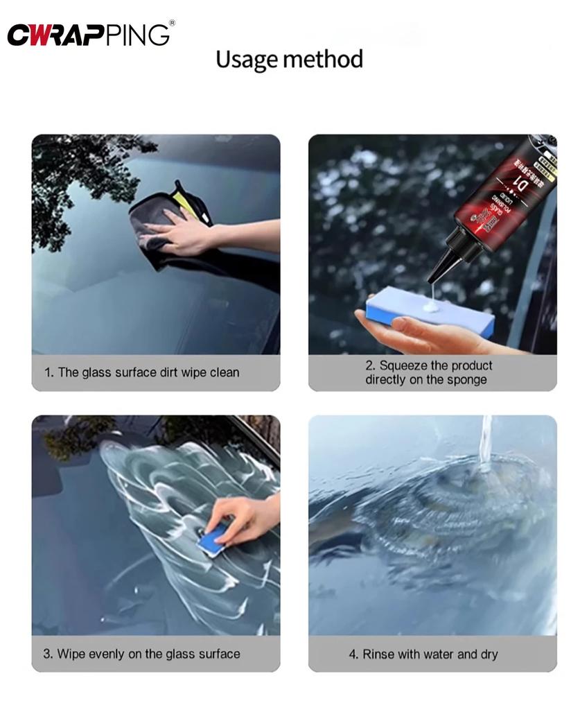 150ml Motorcycle Glass Polish Compound High Gloss Restorer Windshield Windows Wiper Bright Coating for Car Care Maintenance Tool