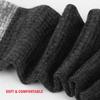 [YUEDGE] Men's Sports Socks, Thick, Cushioned, for Hiking and Trekking, Breathable, Sweat-Absorbing, Odor-Resistant, Premium Cotton, 5-Pair Set, Size