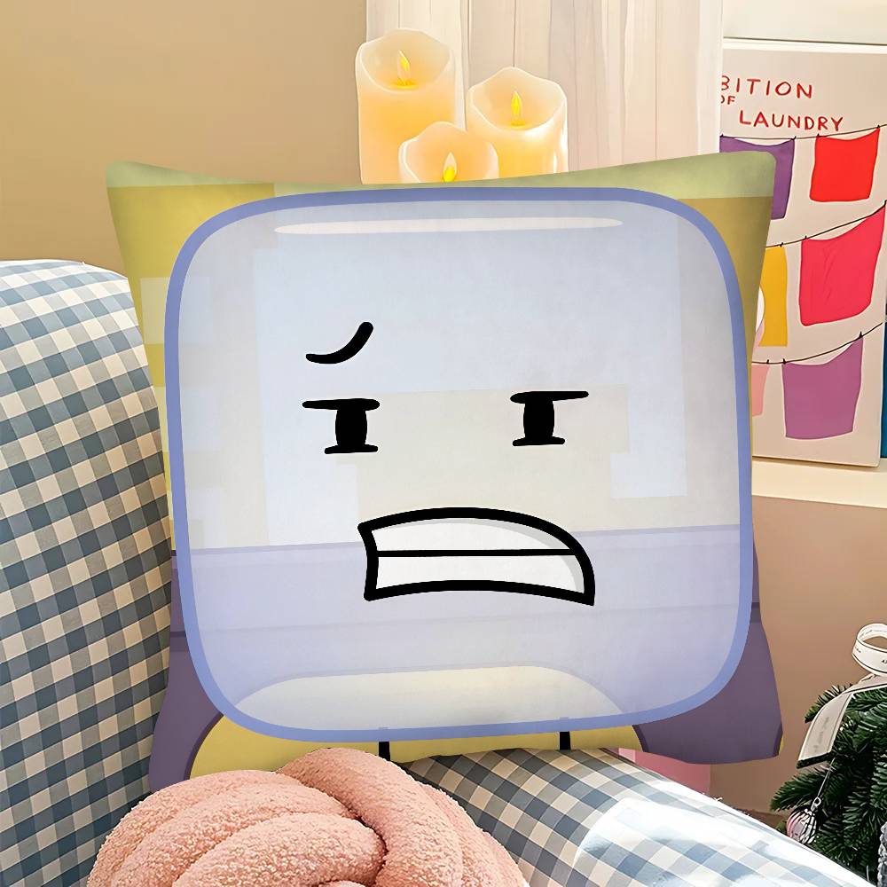 Pc Cube Cartoon BBFDI Pillow Case Fashion Square Pillowcase Bedroom Sofa Room Ins Decoration Leisure