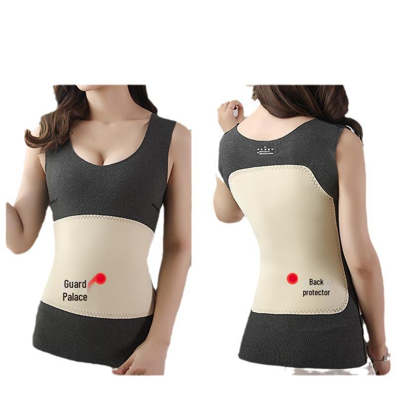 Women's German Velvet Self-Heating Winter Vest: Thick, Seamless, Tight-Fit Cotton Top