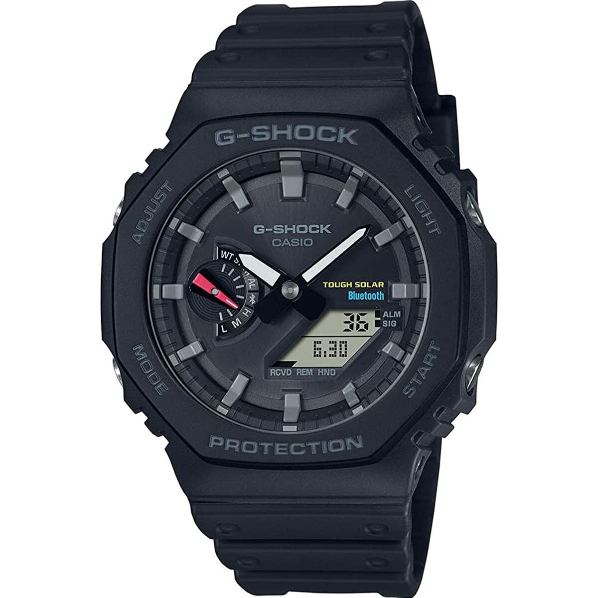 

Casio G-Shock GA-B2100-1AER Черные мужские часы TU прозрачный