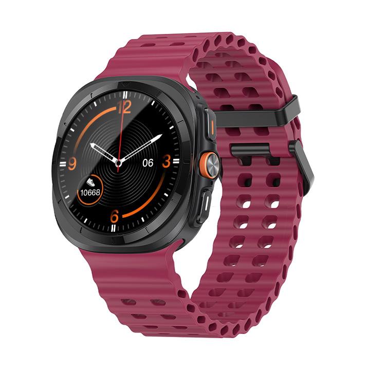 Silicone Breathable Strap For Samsung Galaxy Watch Ultra 47mm Marine Wristband Bracelet Galaxy Watch Ultra(2025) 47mm  Watchband