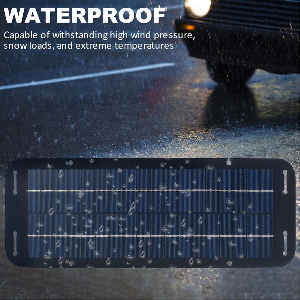 30W Solar Trickle Charger IP65 Car Battery Solar Panel Charging Kit 12-24V Solar Battery Charger For Car RV Boat Motorcycle