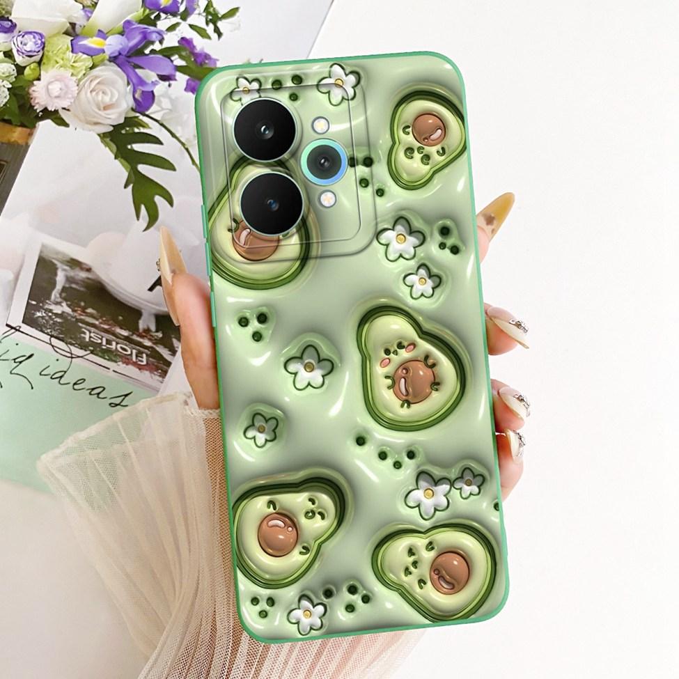 Cover For Realme 15 Pro Casing RMX5101 Silicone Luxury Fashion Flowers Kawaii Cute Painted Shockproof Phone Case