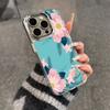 Ins Style French Flowers Phone Case For Iphone 17 17E 16E 11 Plus 13 Pro Max 16 12 14 15 Ultra Durable Protective Shell Coque