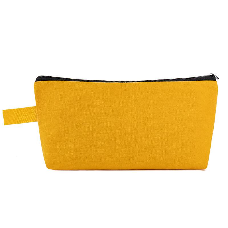 

Creative Canvas Ear-hanging Zipper Bag: Storage for Stationery, Pencil Case, Makeup, with Custom Logo Printing