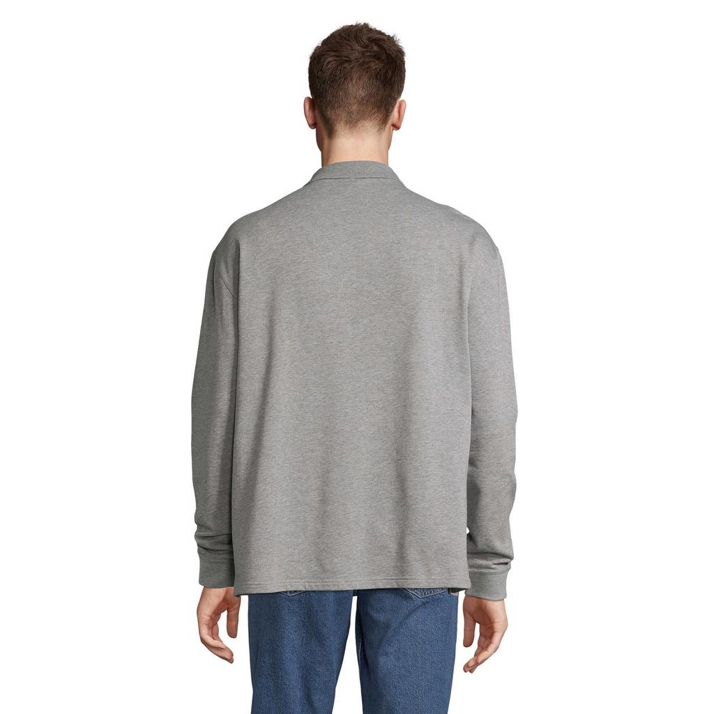 SOLS Unisex Adult Polo Heritage Polycotton Collared Sweatshirt