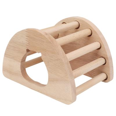 Hamster Wooden Arch House Hollow Arch Wooden Hut for Gerbils Chinchillas Guinea Pigs Golden Bears