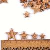 Mixed Size Wooden Star-Shaped Decorations for DIY Crafts, Perfect for Wedding And Home Decor, As Well As Party Accessories