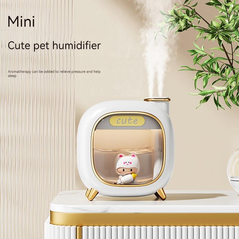 Neu Mini USB Doppel Spray Moe Wa Luftbefeuchter Hause Schlafzimmer Nacht Licht Aroma Hydratation Spray Luftbefeuchter Kleine