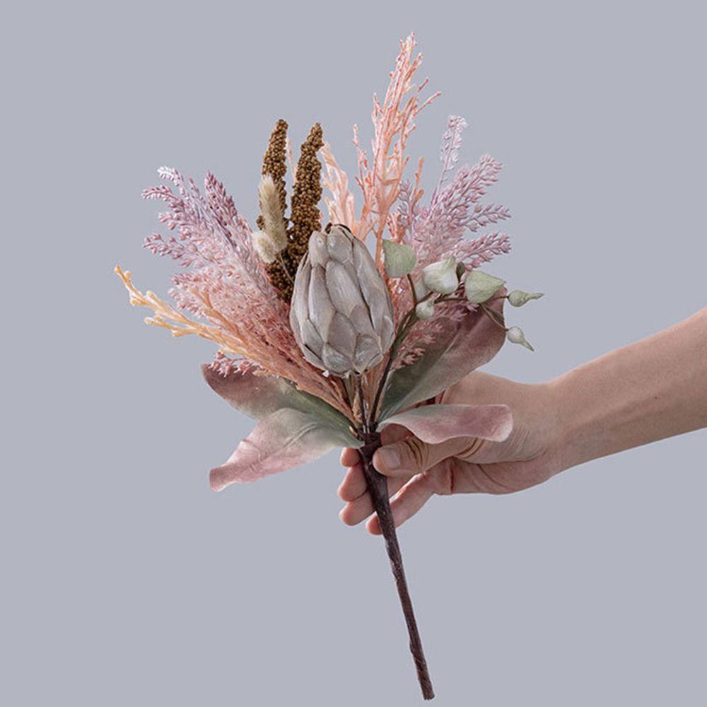 Cloth Artificial Flower Bouquet Colorful Leaves Simulation Flower  Home Decoration