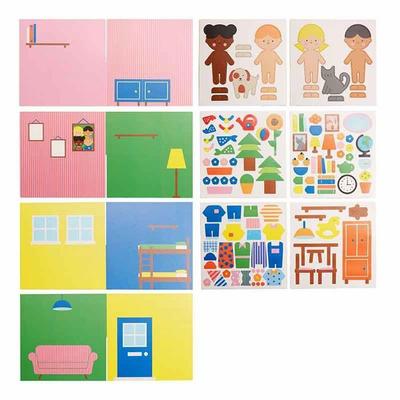 I Build My House, Characters and Stickers