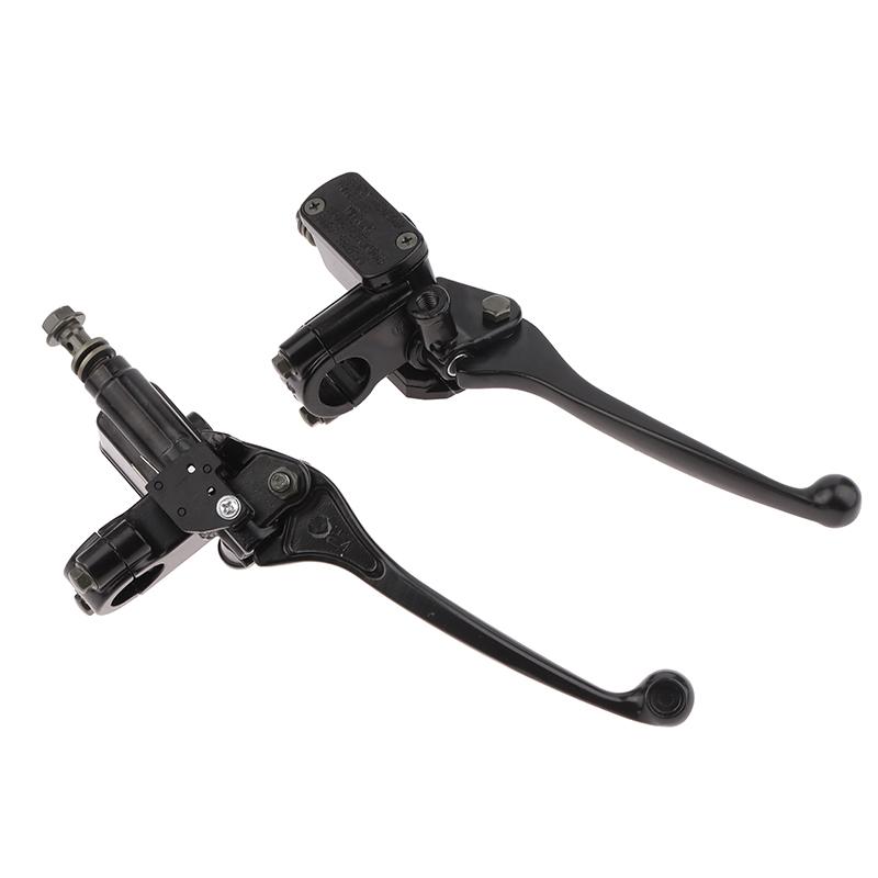 Left/Right 7/8" 2MM Motorcycle Brake Pump Front Master Cylinder Hydraulic Brake Lever For Dirt Pit Bike ATV Quad Moped Scooter