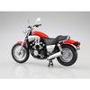 Aoshima Cultural Materials Co. SkyNet 1/12 Finished Model Bike Yamaha Vmax Fire Red
