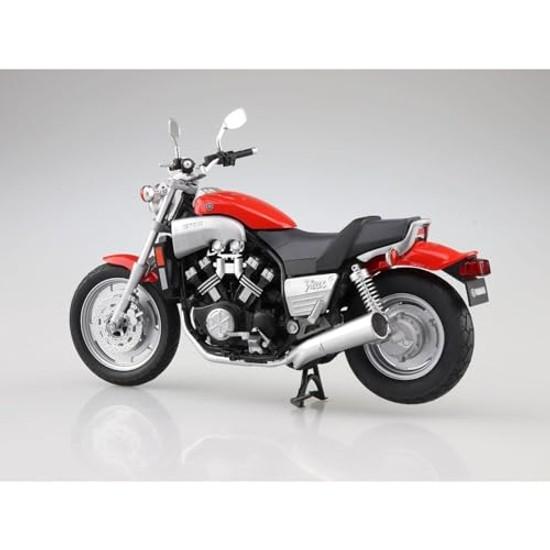 Aoshima Cultural Materials Co. SkyNet 1/12 Finished Model Bike Yamaha Vmax Fire Red