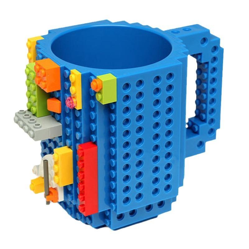 350ml Funny Build A Brick Mug Novelty Coffee Mugs/Cups Tea Beverage Cup DIY Block Puzzle Mug