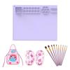 Washable Silicone Art Mat for Kids - Reusable DIY Doodle & Painting Palette